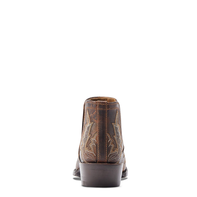 Dixon Low Heel Western Boot-RHINO TAN