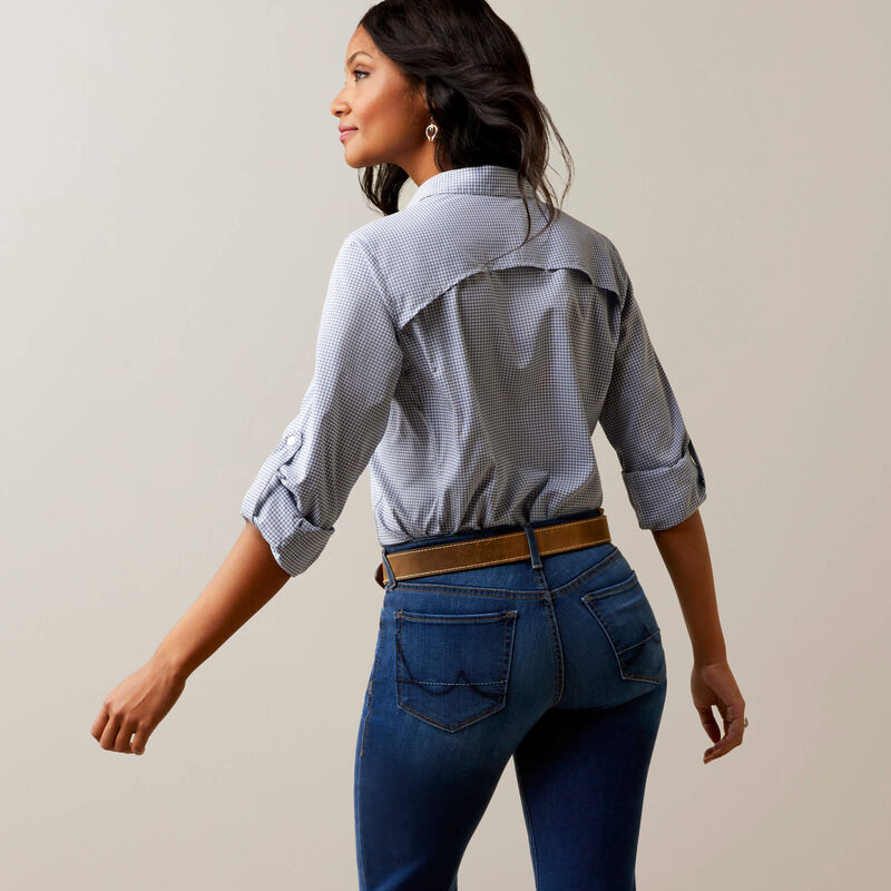 VentTEK Stretch Shirt-COASTAL FJORD CHECK