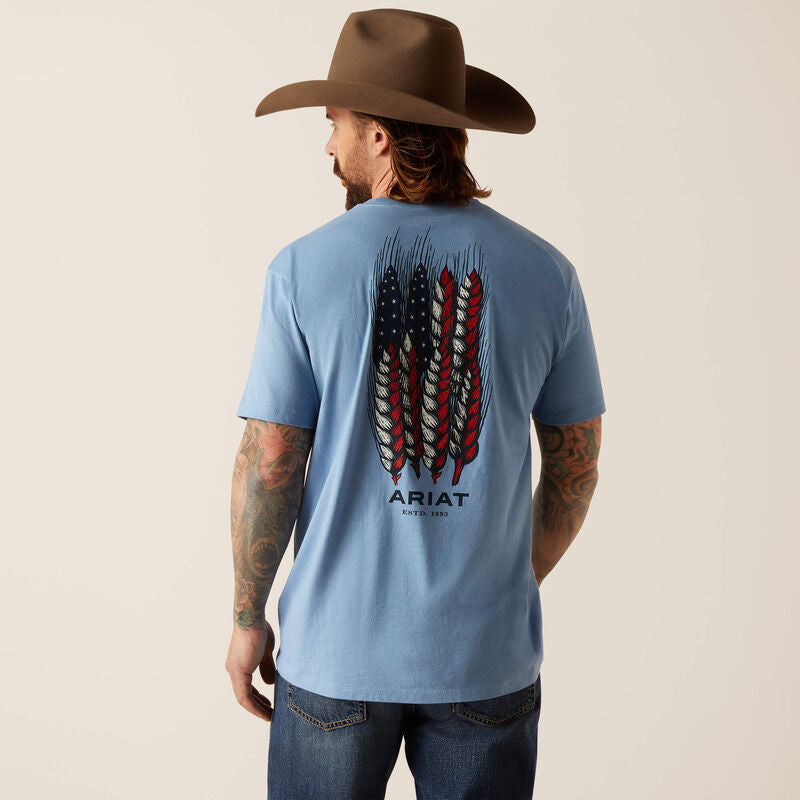 Ariat Wheat Flag T-Shirt