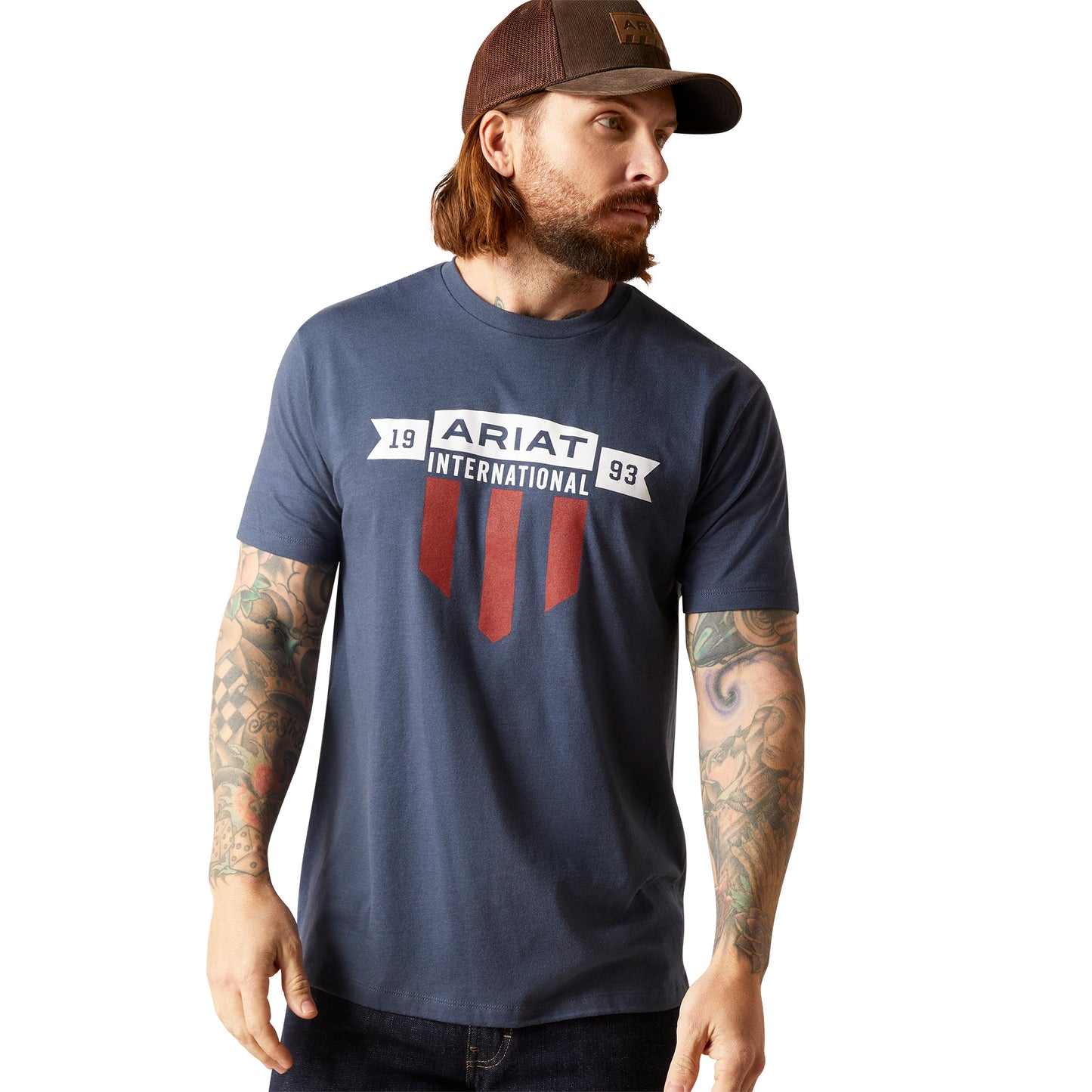 Ariar US Banner Shield SS Tee