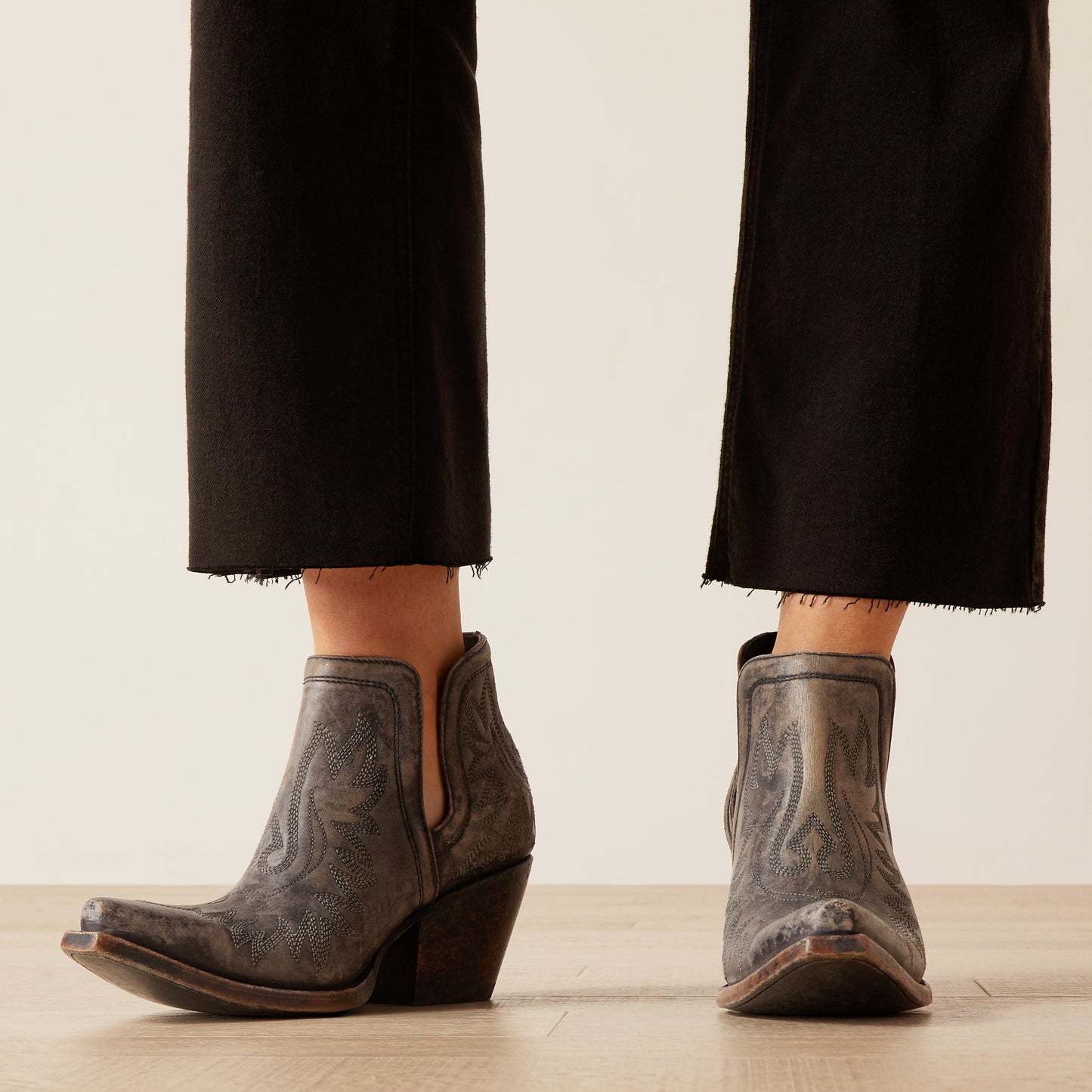 Womens HighRise Jazmine Kick Flare- Black