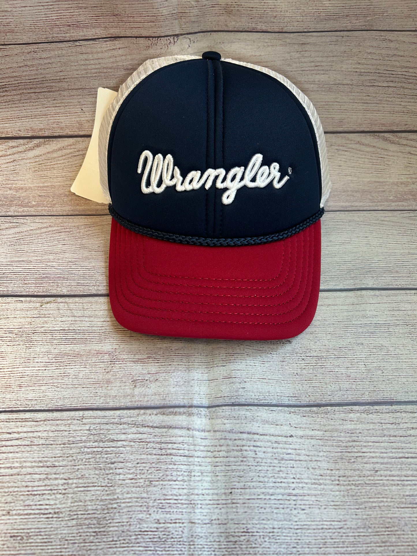 Wrangler trucker hat-RWB
