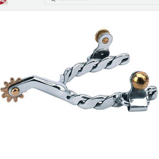 Youth Spurs with Twisted Band