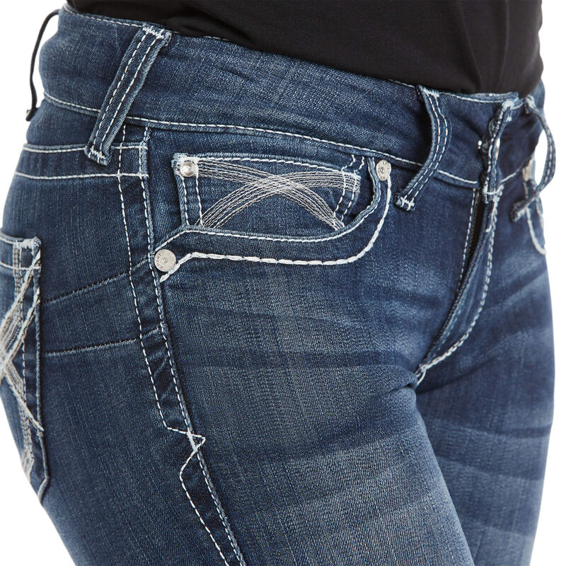 R.E.A.L. Mid Rise Stretch Ivy Stackable Straight Leg Jean