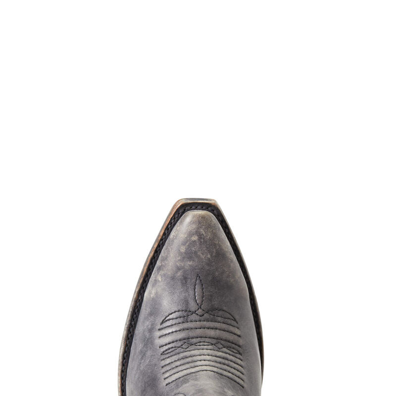 Hazel Western Boot- Distressed Black