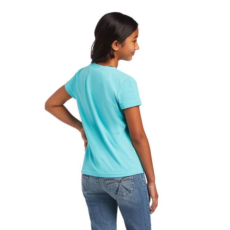 Girls REAL Cactus Tee- Amazonite