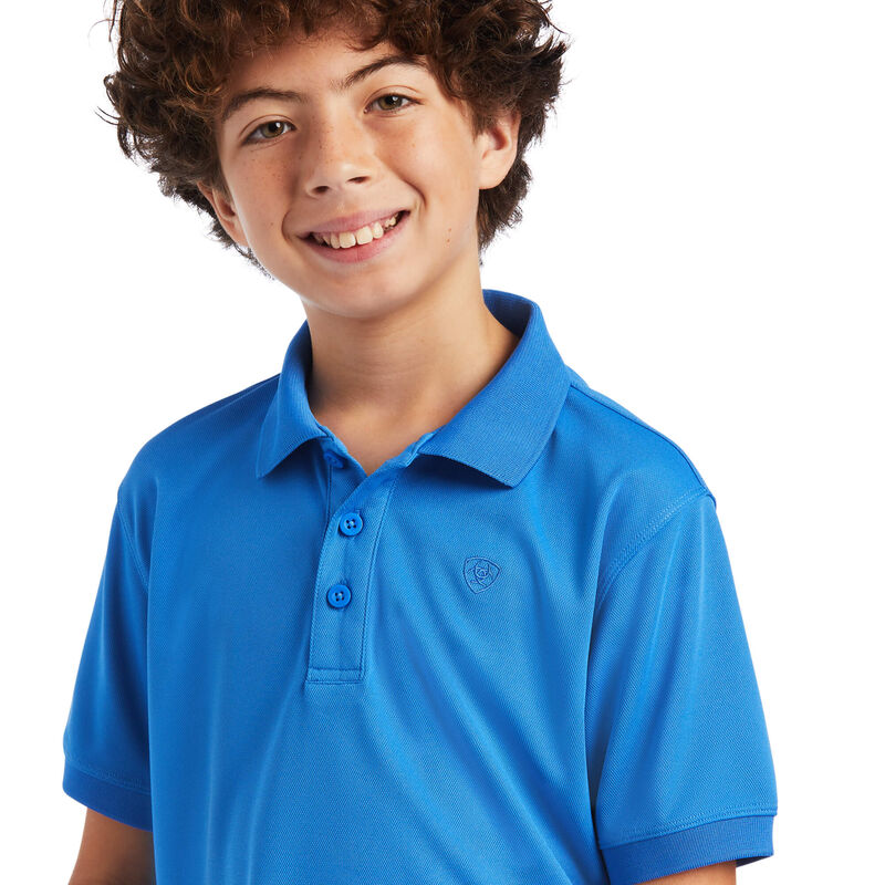 Ariat TEK Polo- Aegean Blue