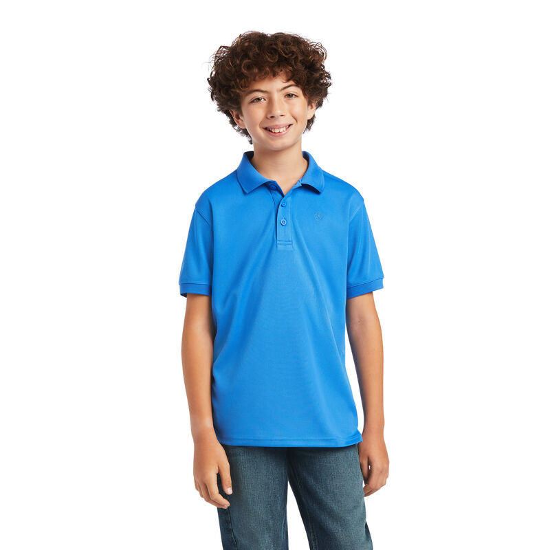 Ariat TEK Polo- Aegean Blue