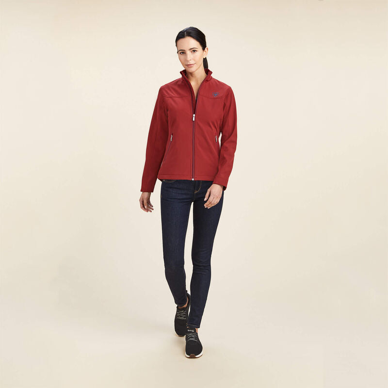 New Team Softshell Jacket- ROUGE RED/CELESTIAL SERAPE