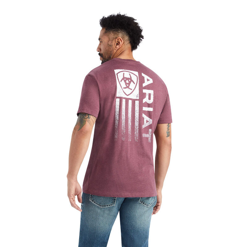 Ariat Minimalist T-Shirt-BURGUNDY HEATHER