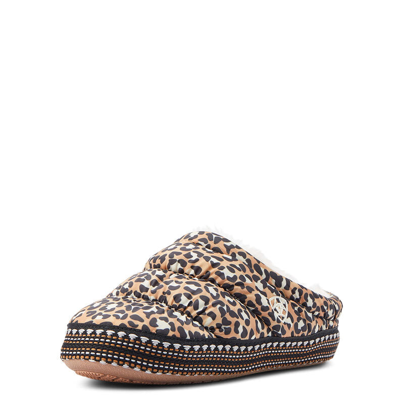 Girls Crius Clog Slipper- Leopard