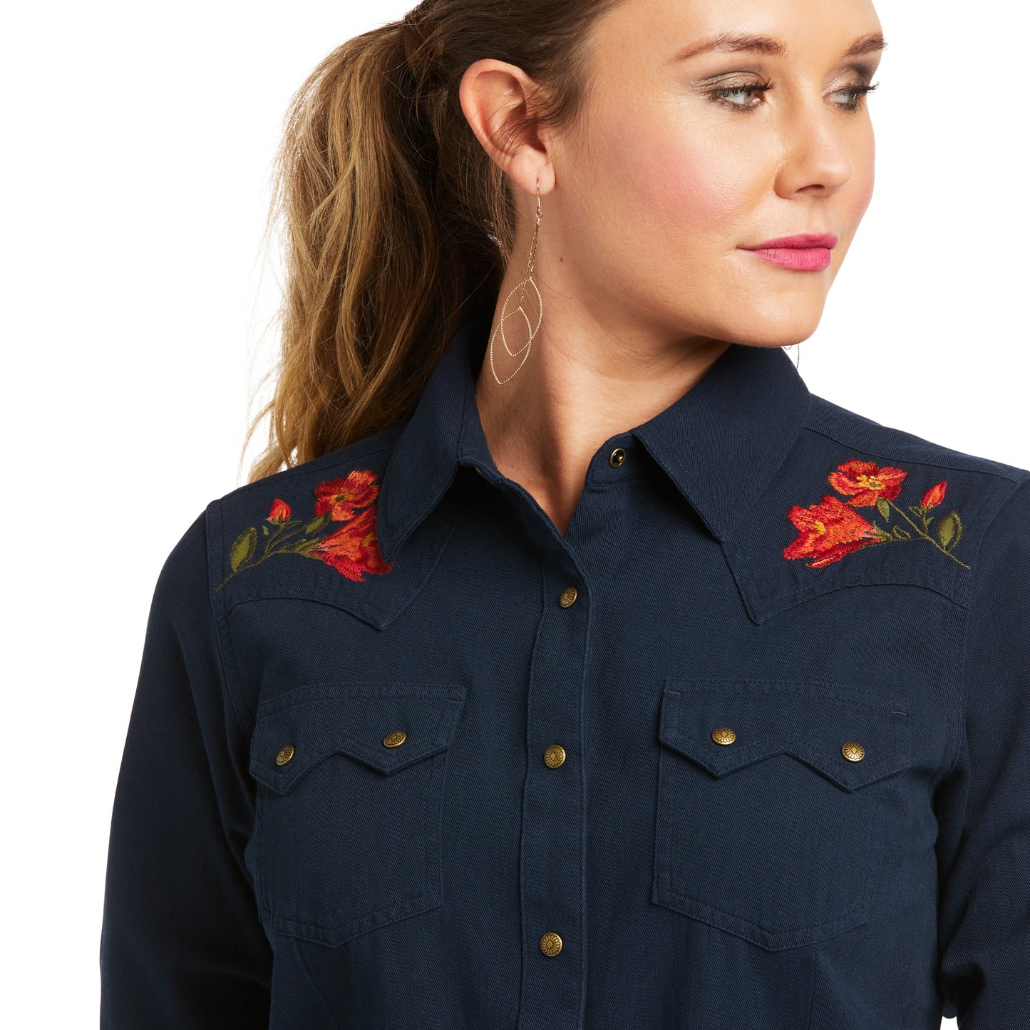 Ariat California Gold Long Sleeve Snaps