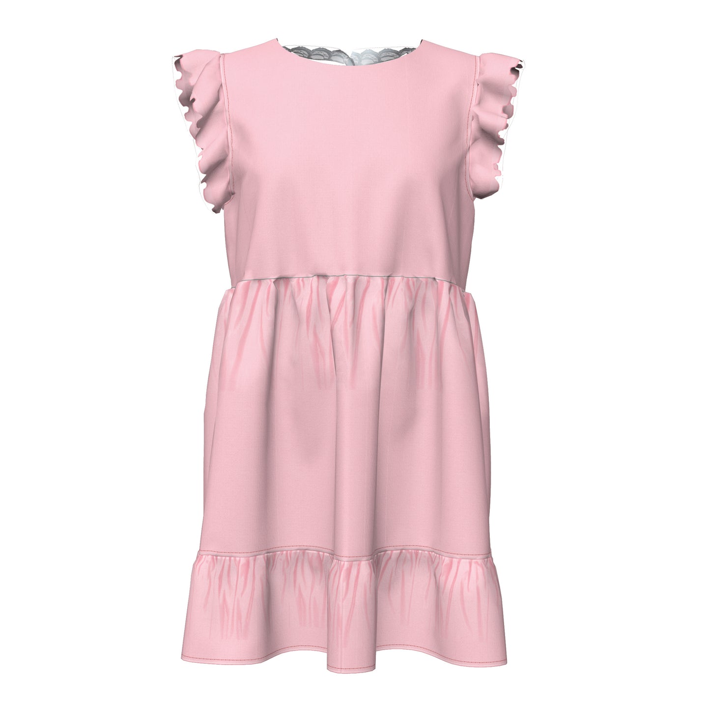 Girls Wrangler Lace Dress
