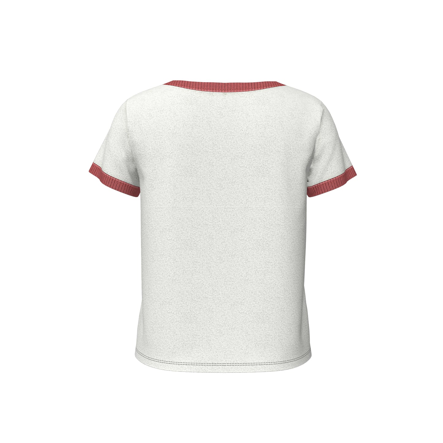 Girls Short Sleeve Ringer Tee