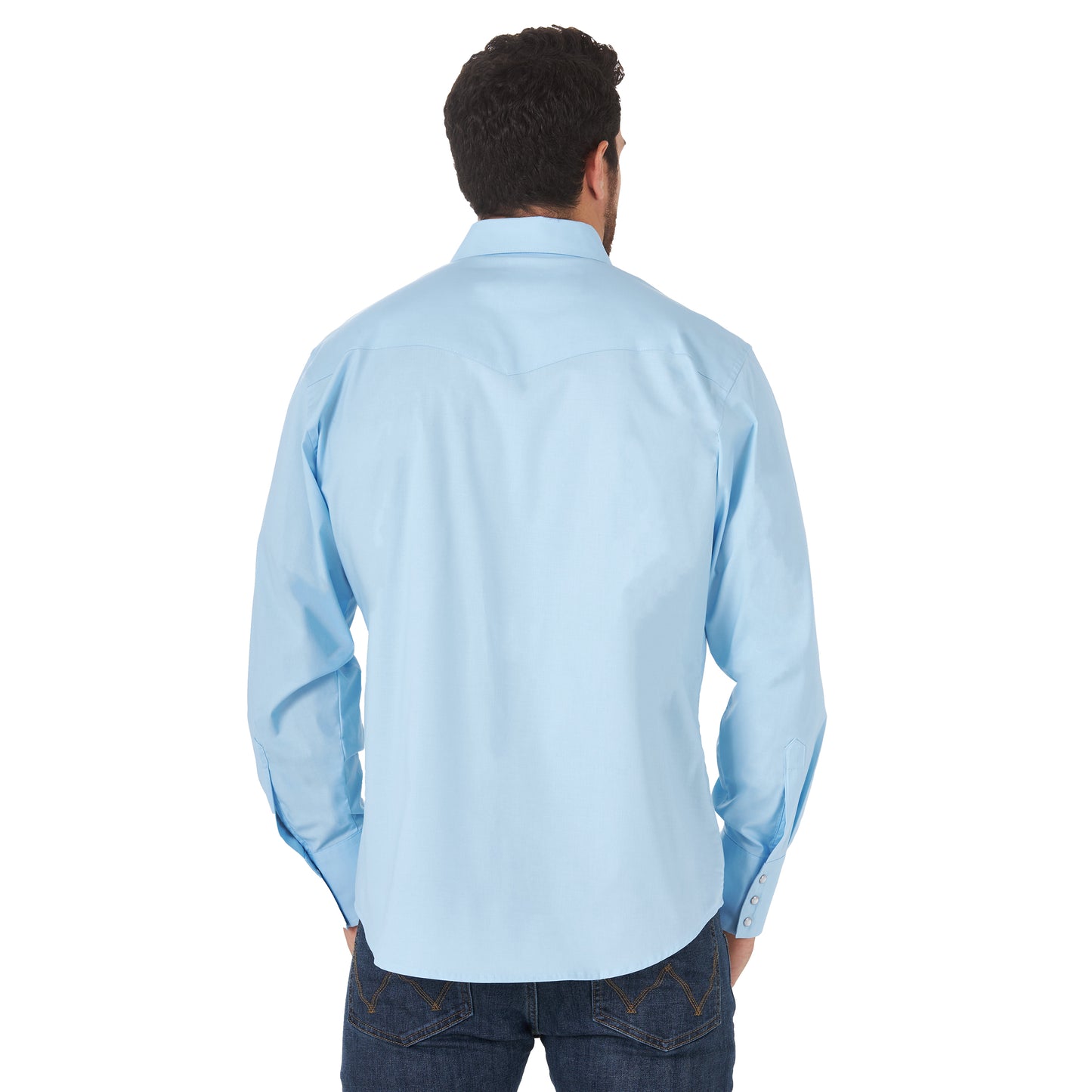 Men's Wrinkle Resist LS-Airy Blue