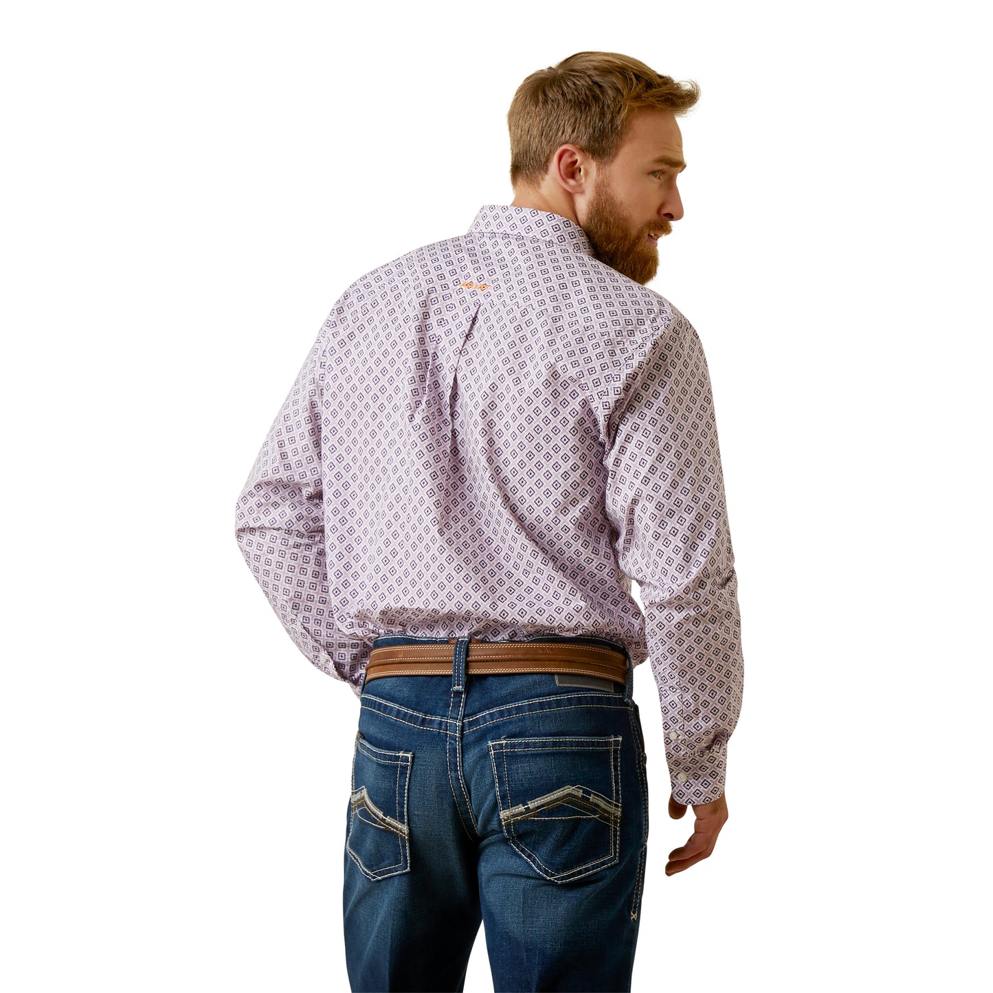 Mens Merrick Fitted LS-Lilac