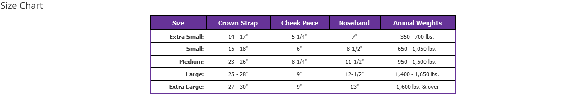 Dairy/Beef Rounded Show Halter