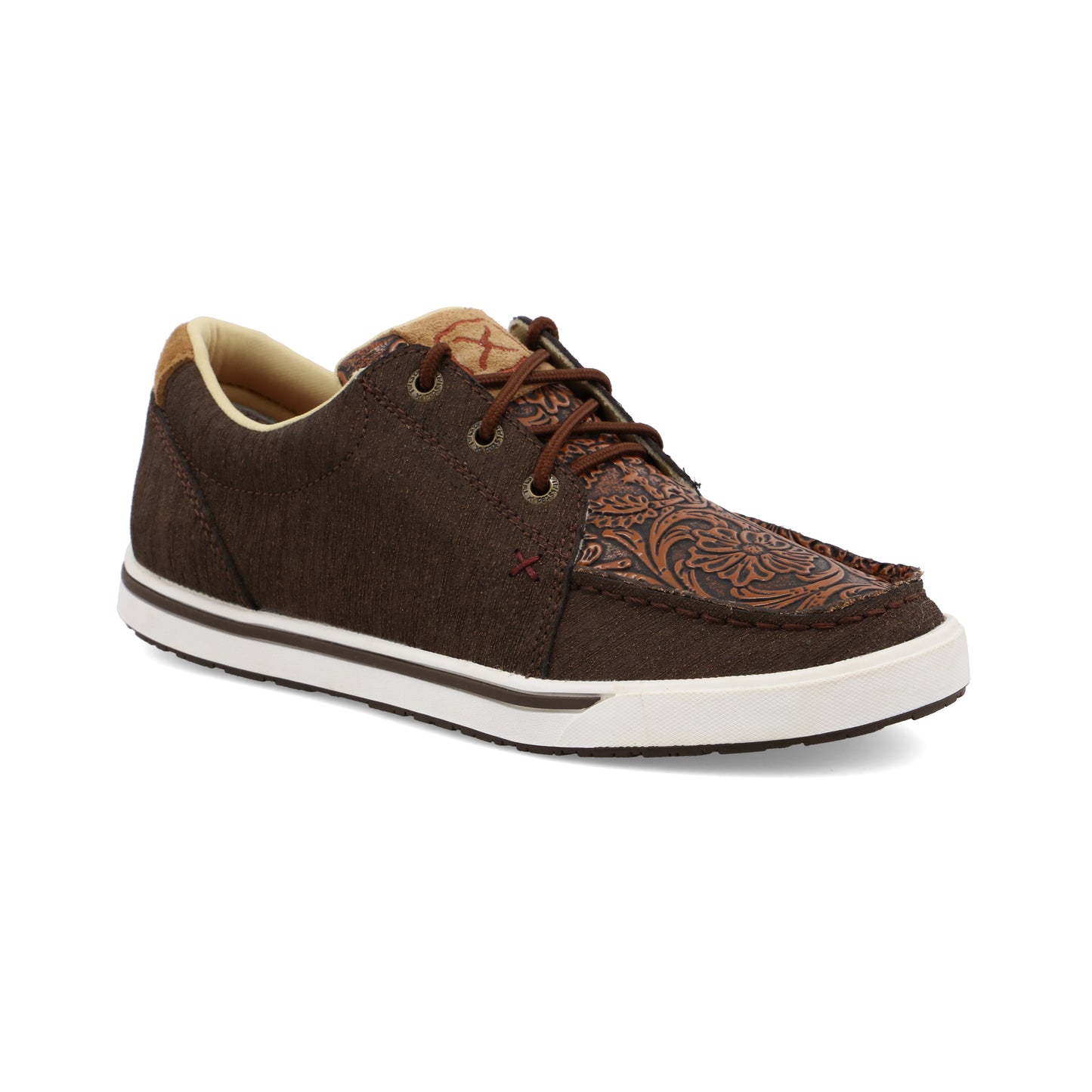 Twisted X Kicks- Cocoa Tooled Brown