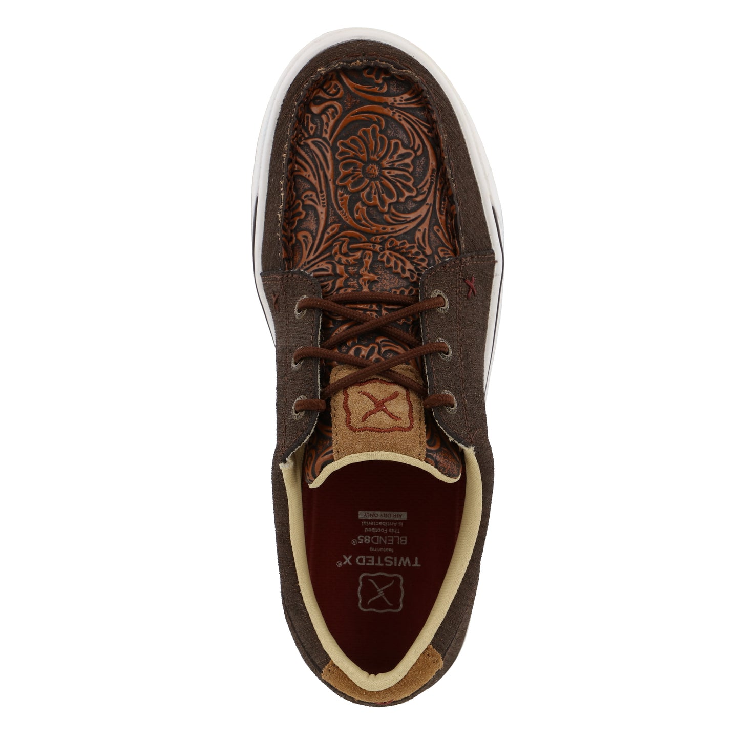 Twisted X Kicks- Cocoa Tooled Brown