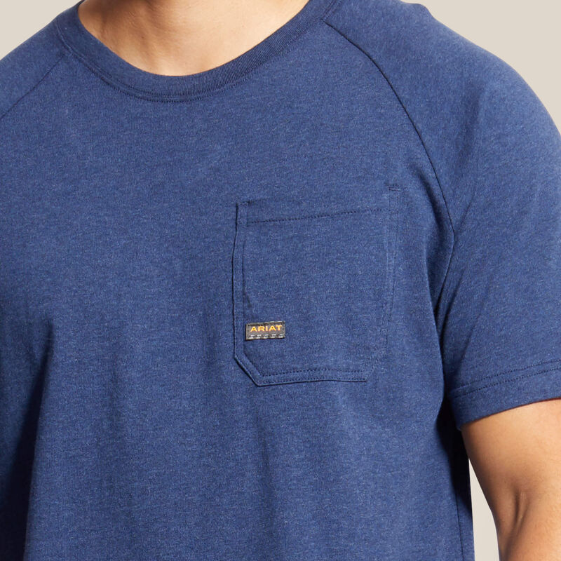 Rebar Cotton Strong T-Shirt- Navy Heather