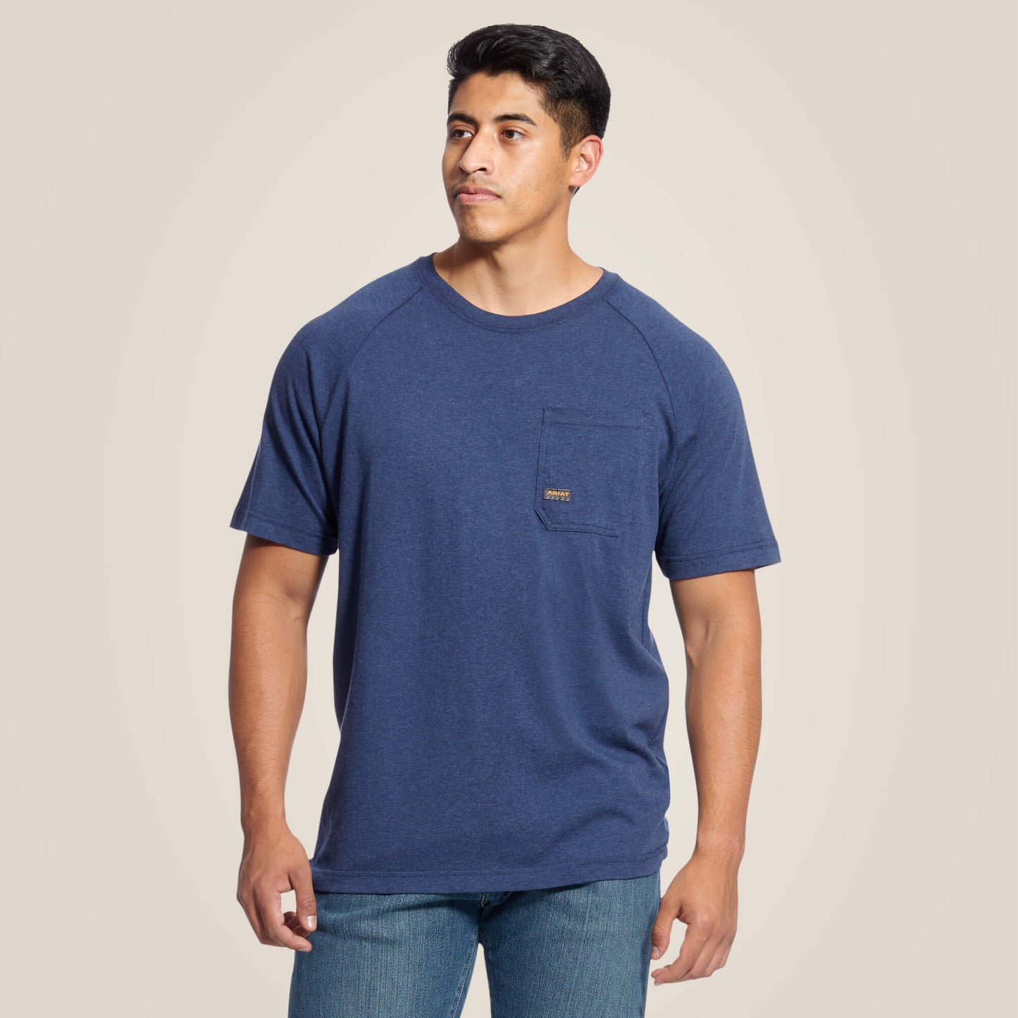 Rebar Cotton Strong T-Shirt- Navy Heather