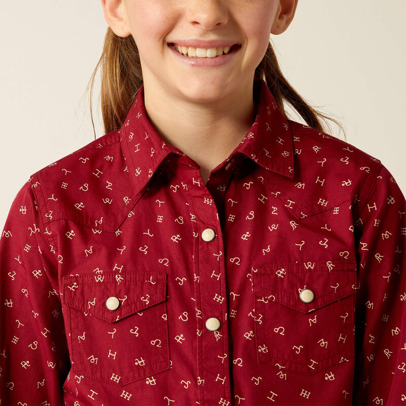 Kids Red Ranch Shirt