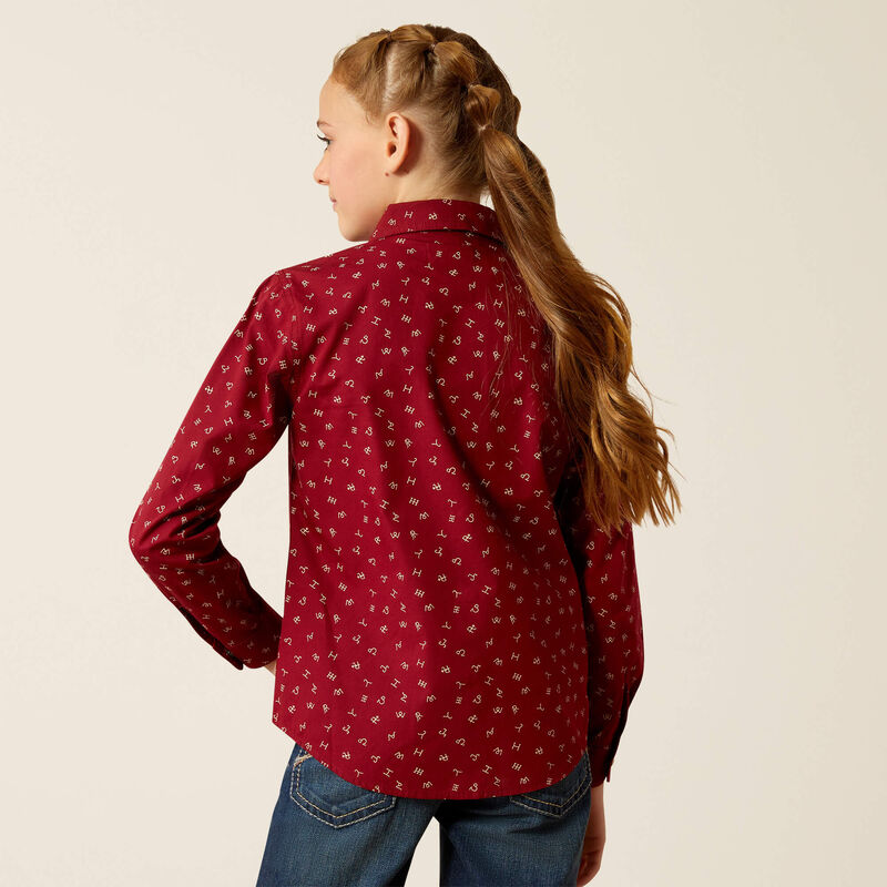 Kids Red Ranch Shirt