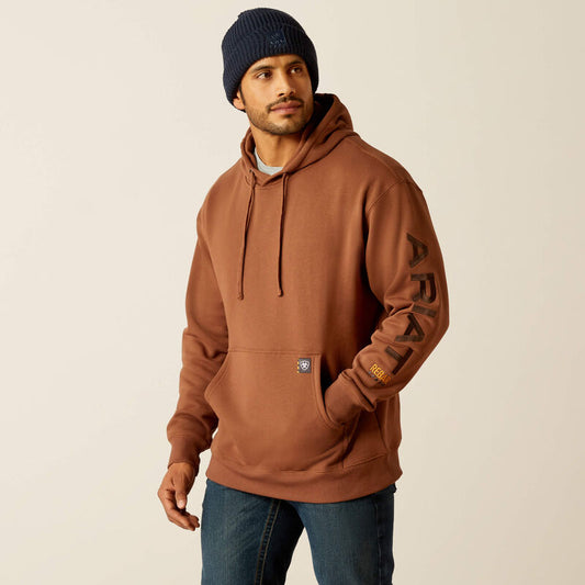 Rebar Graphic Hoodie-AZTEC|COFFEE BEAN