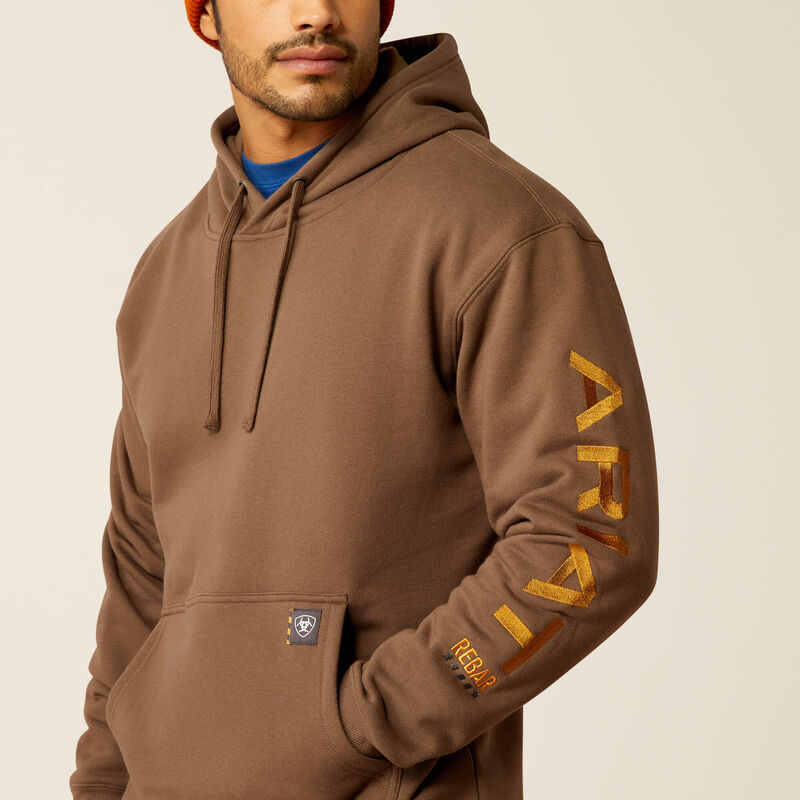 Rebar Graphic Hoodie-CHOCOLATE CHIP|COFFEE BEAN