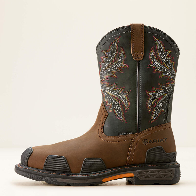 OverDrive Wide Square Toe Composite Toe Work Boot