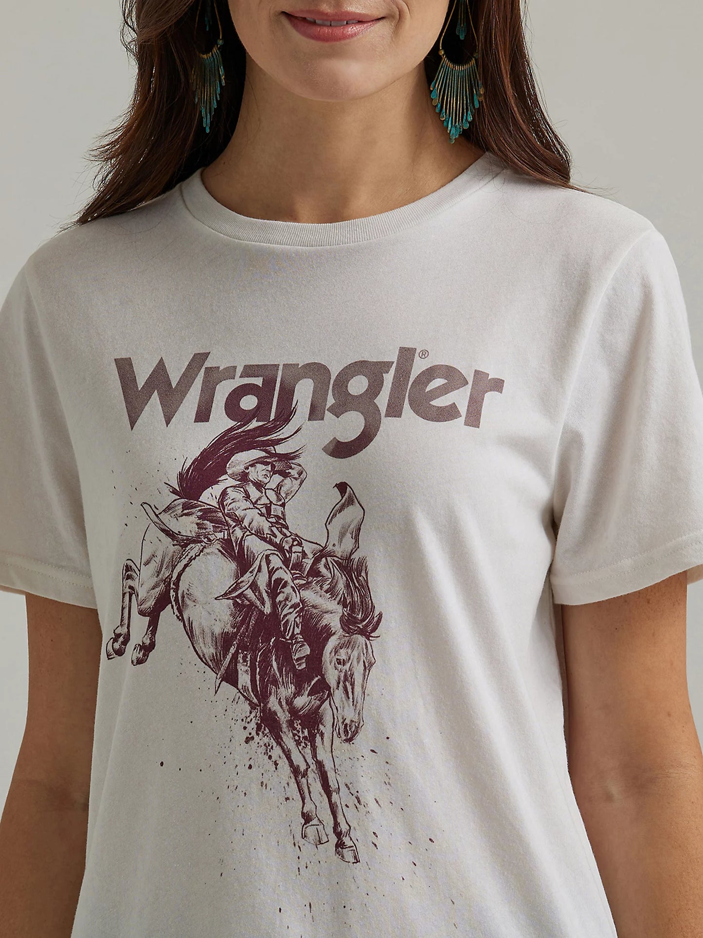 Wrangler Logo Cowboy Regular Fit Tee