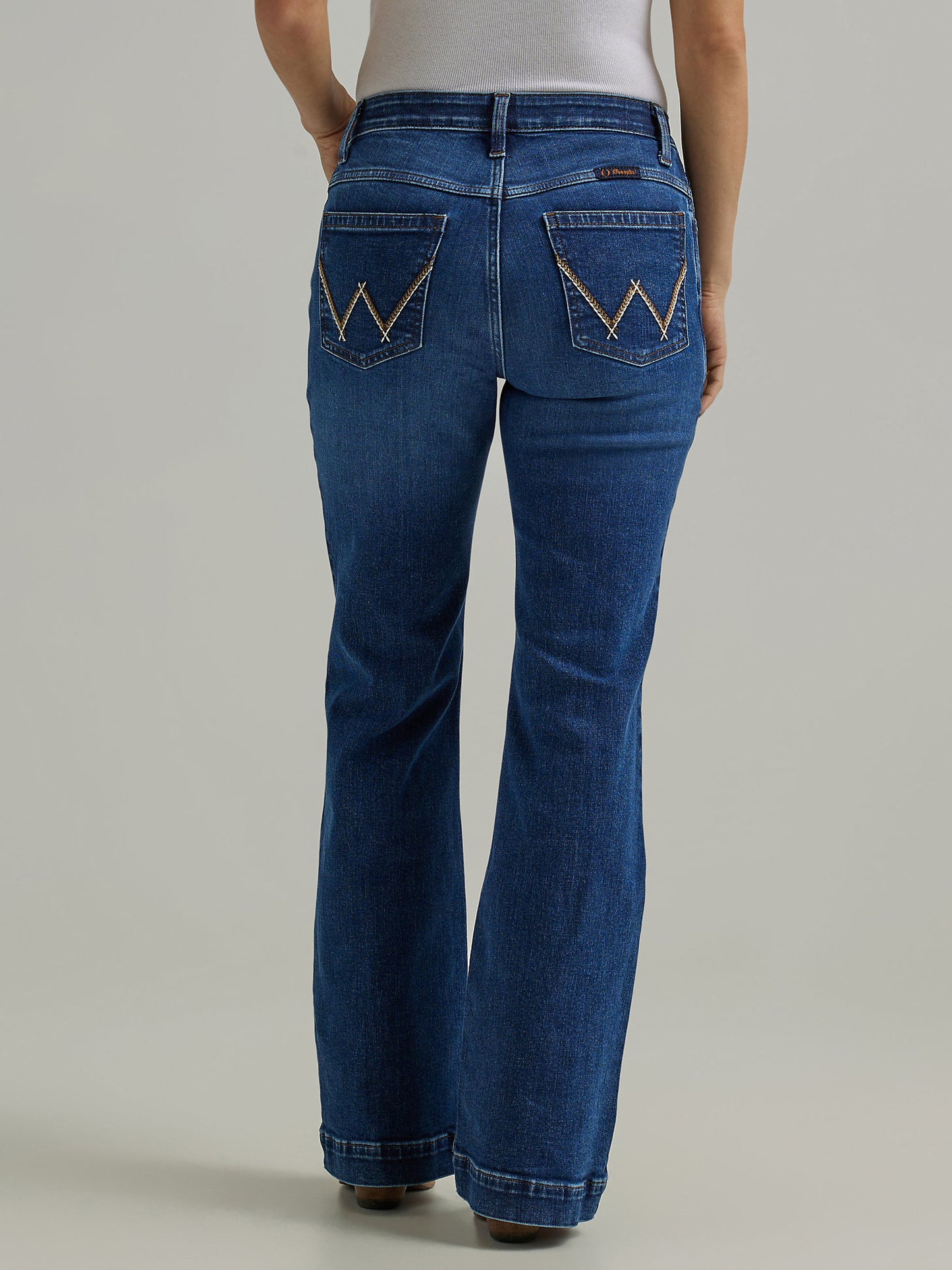 Wrangler Ultimate Riding Jean Willow Mid-Rise Trouser -Parker