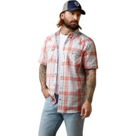 Ariat Men's Faded Brick Harter Retro Fit Shirt