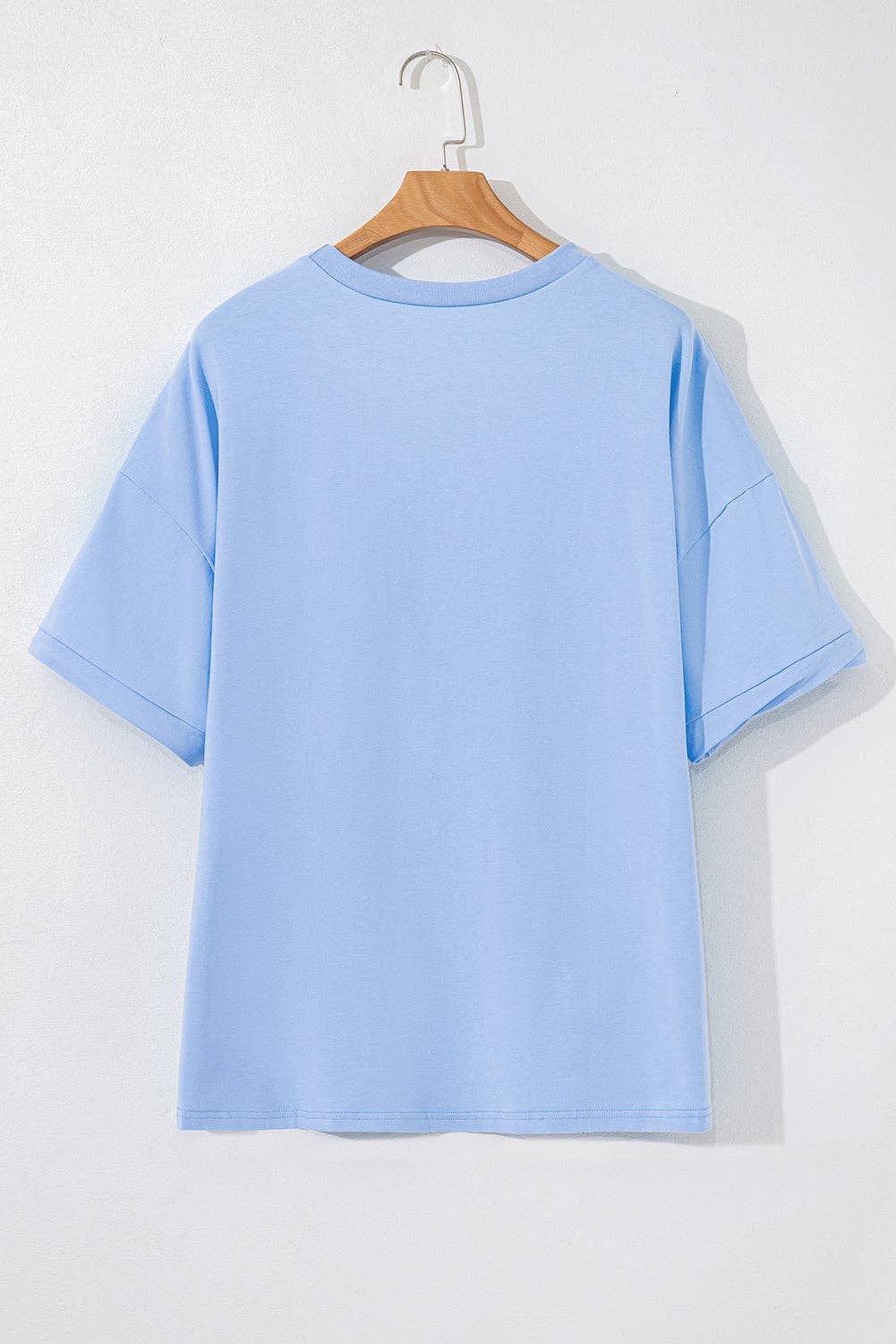 Loose Half Sleeve Hi Low Hem T Shirt