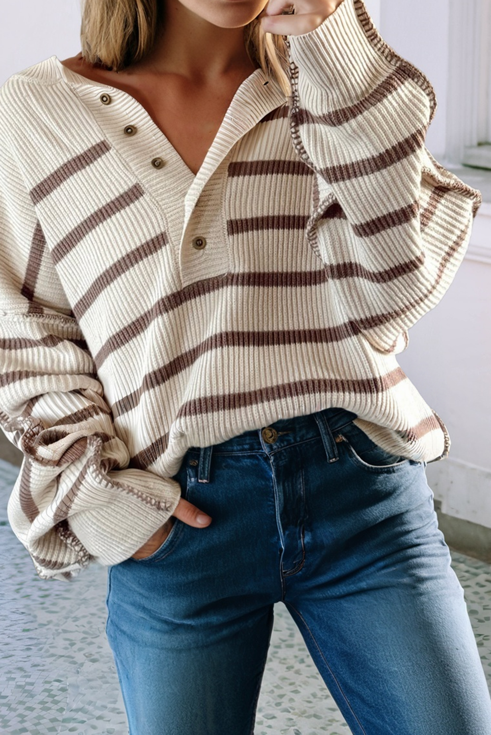 Hazel Henley Stripe Sweater