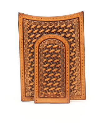 Basketweave Money Clip