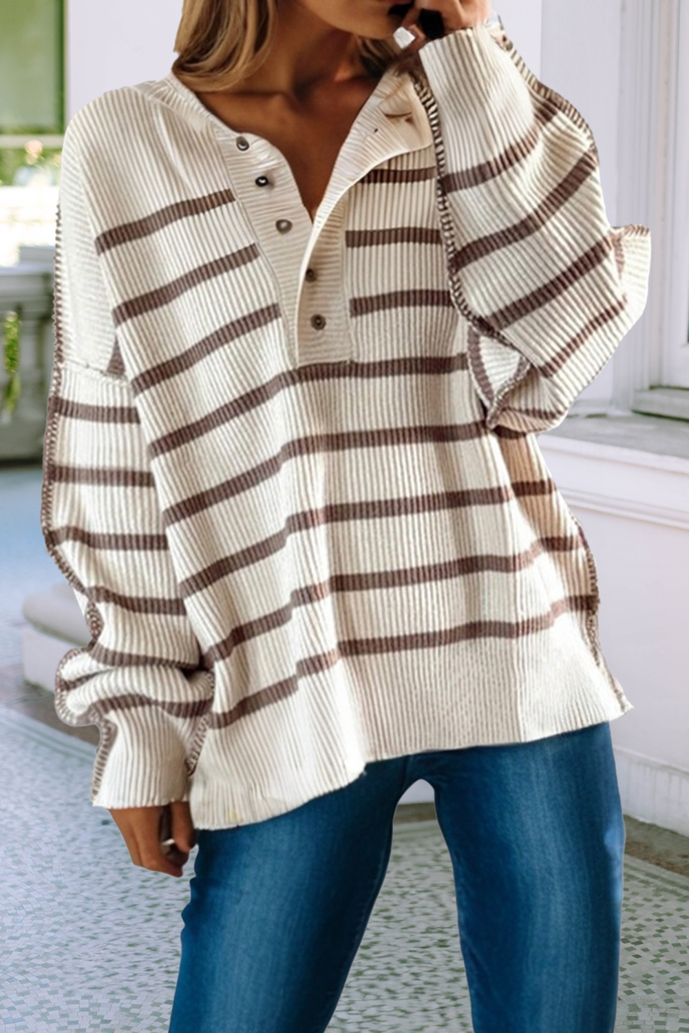 Hazel Henley Stripe Sweater