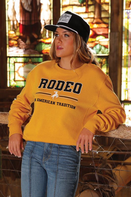 Womens Cinch Rodeo Crewneck Sweater