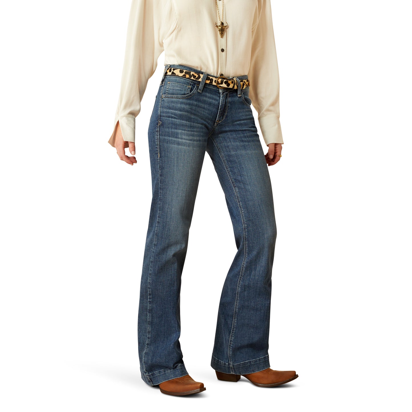 Ariat Mid-rise Olivia Trouser- Columbia