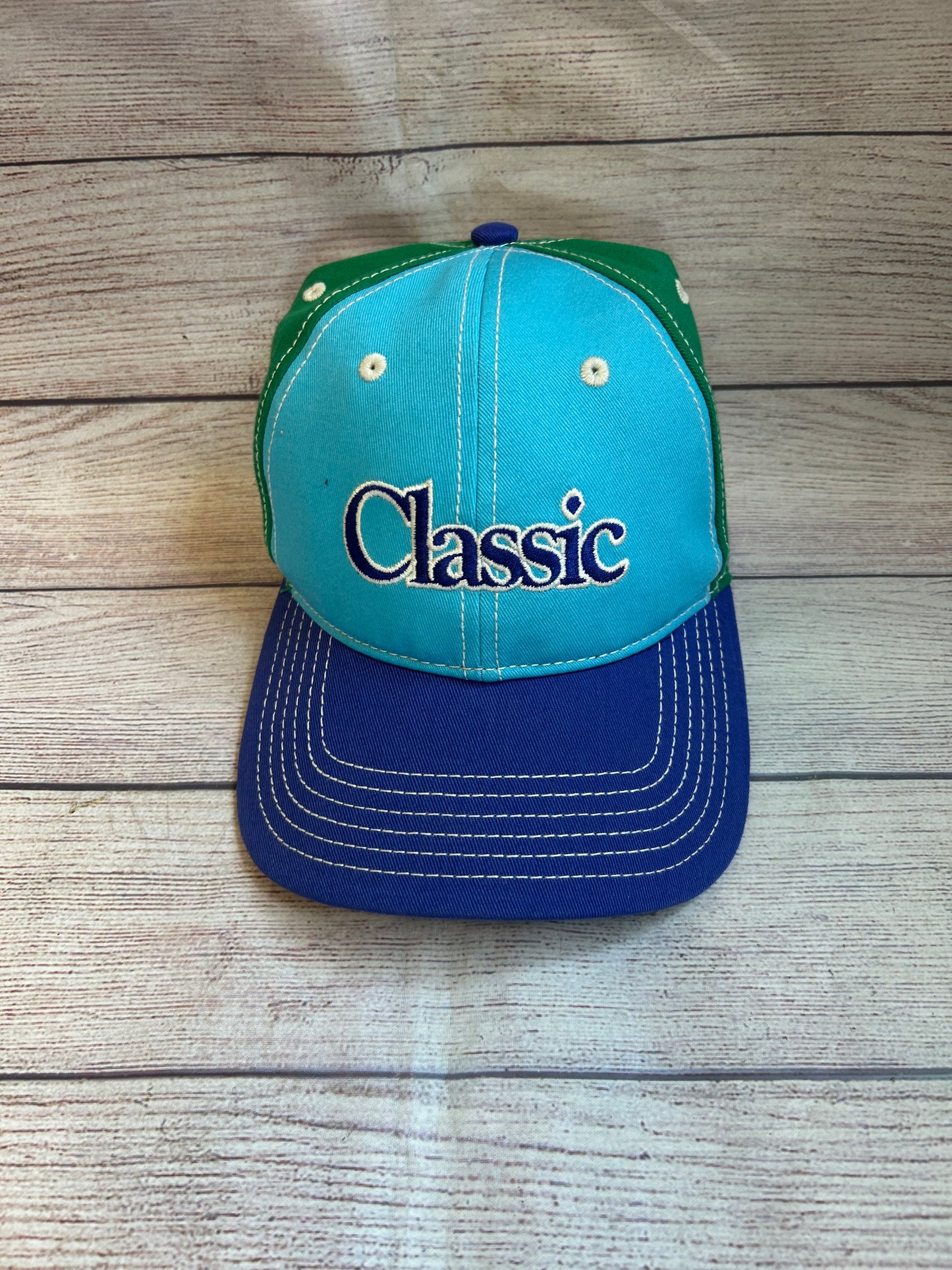 Classic ball cap- blue/green