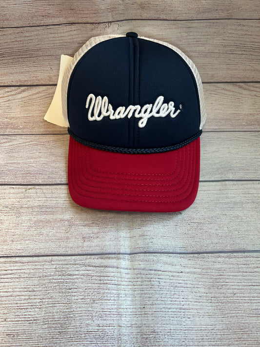 Wrangler trucker hat-RWB
