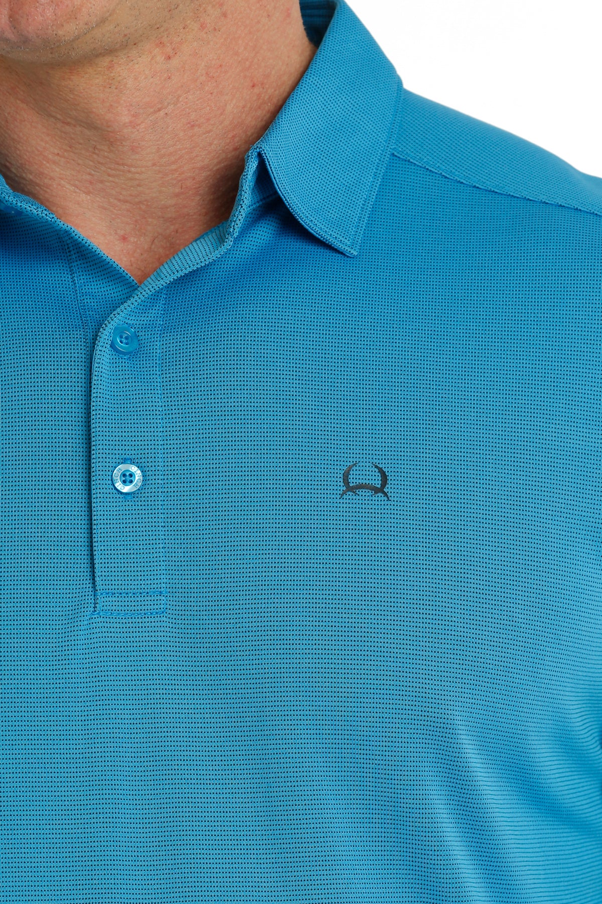 Mens Cinch ArenaFlex Polo-Blue