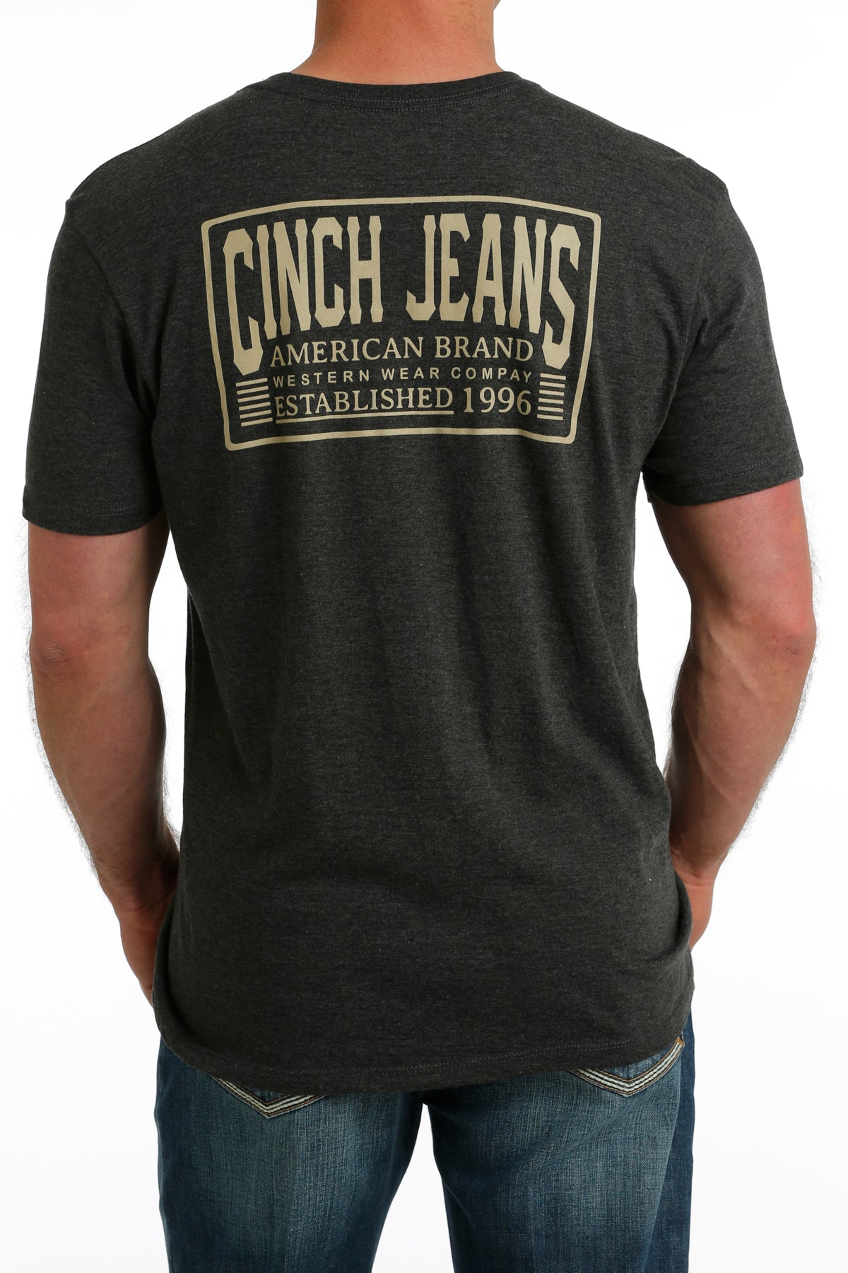 Mens Cinch Tee- American Brand Charcoal