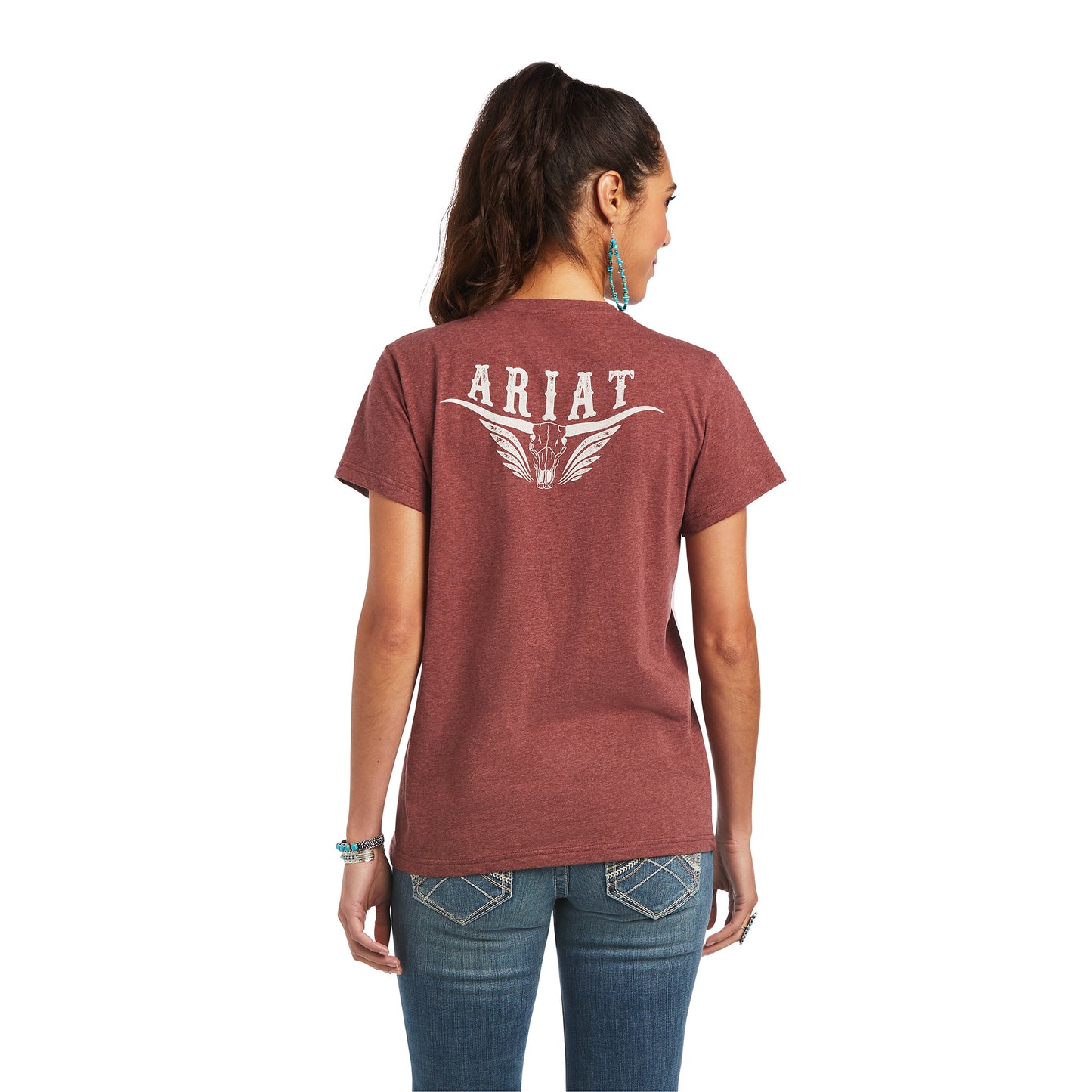 Womens roasted russet tee