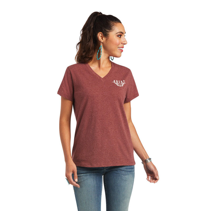 REAL Relaxed Longhorn Tee- Roasted Russet