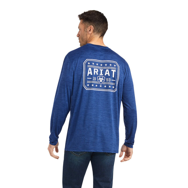 Charger Ariat 93 Liberty T-Shirt- BLUE DEPTH