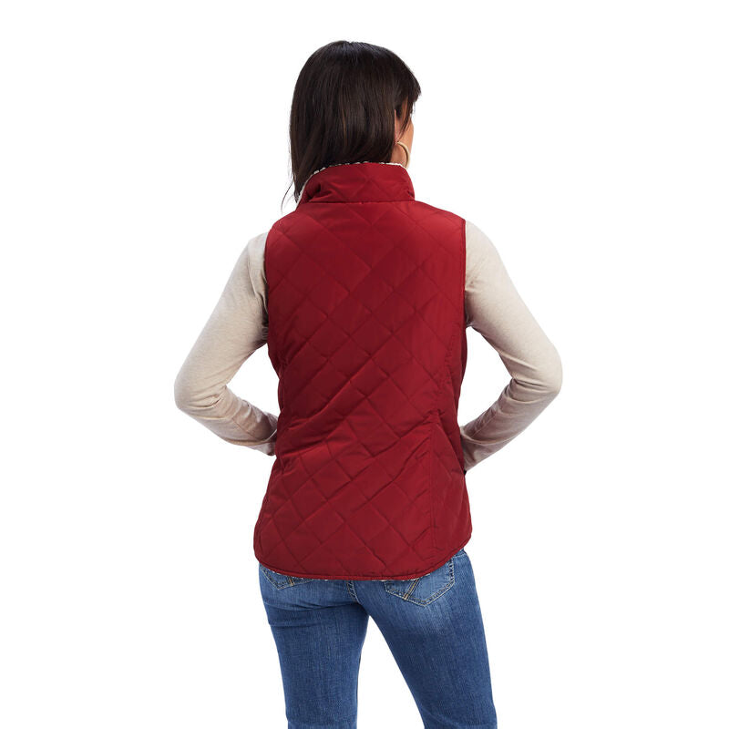 Dilon Reversible Insulated Vest-ROUGE RED