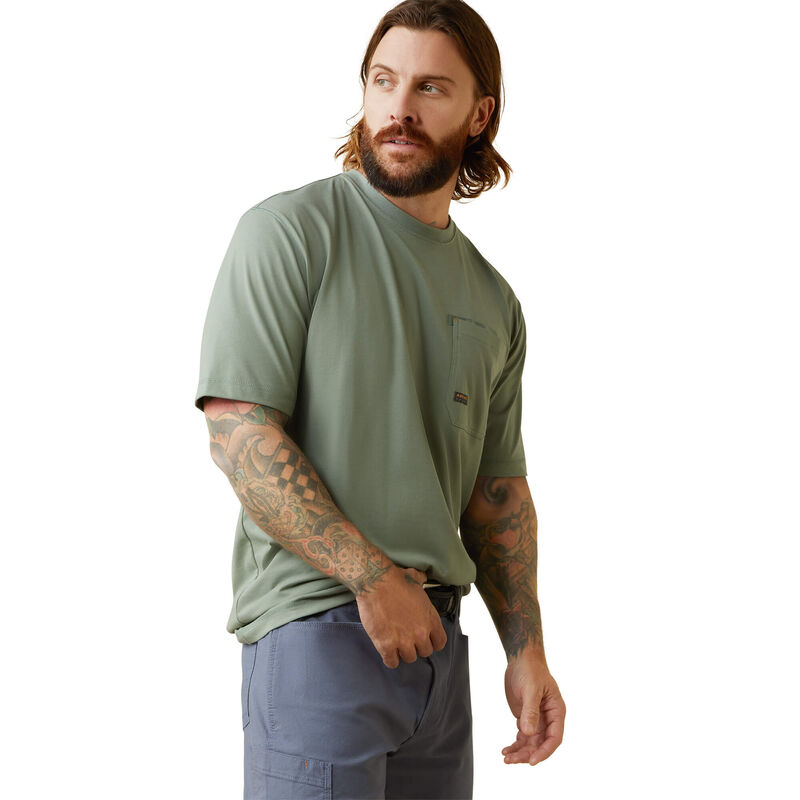 Rebar Workman T-Shirt-LILY PAD