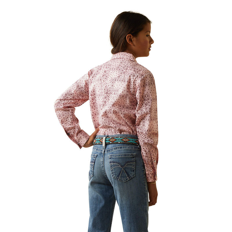 Paisley Shirt-CORAL BLUSH PAISLEY PRINT – Farmers and Ranchers