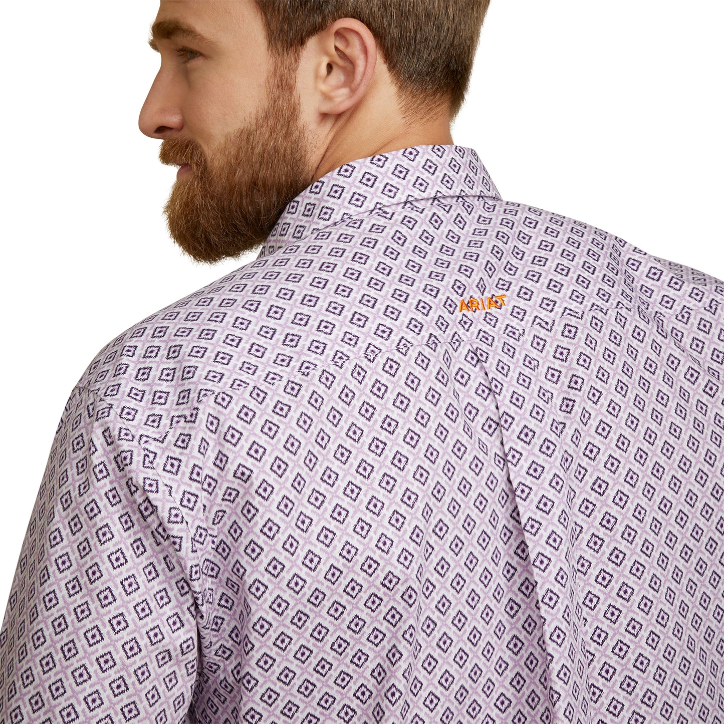Mens Merrick Fitted LS-Lilac